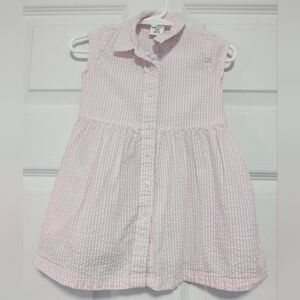 Okie dokie/pink cotton girl dress size 18 months